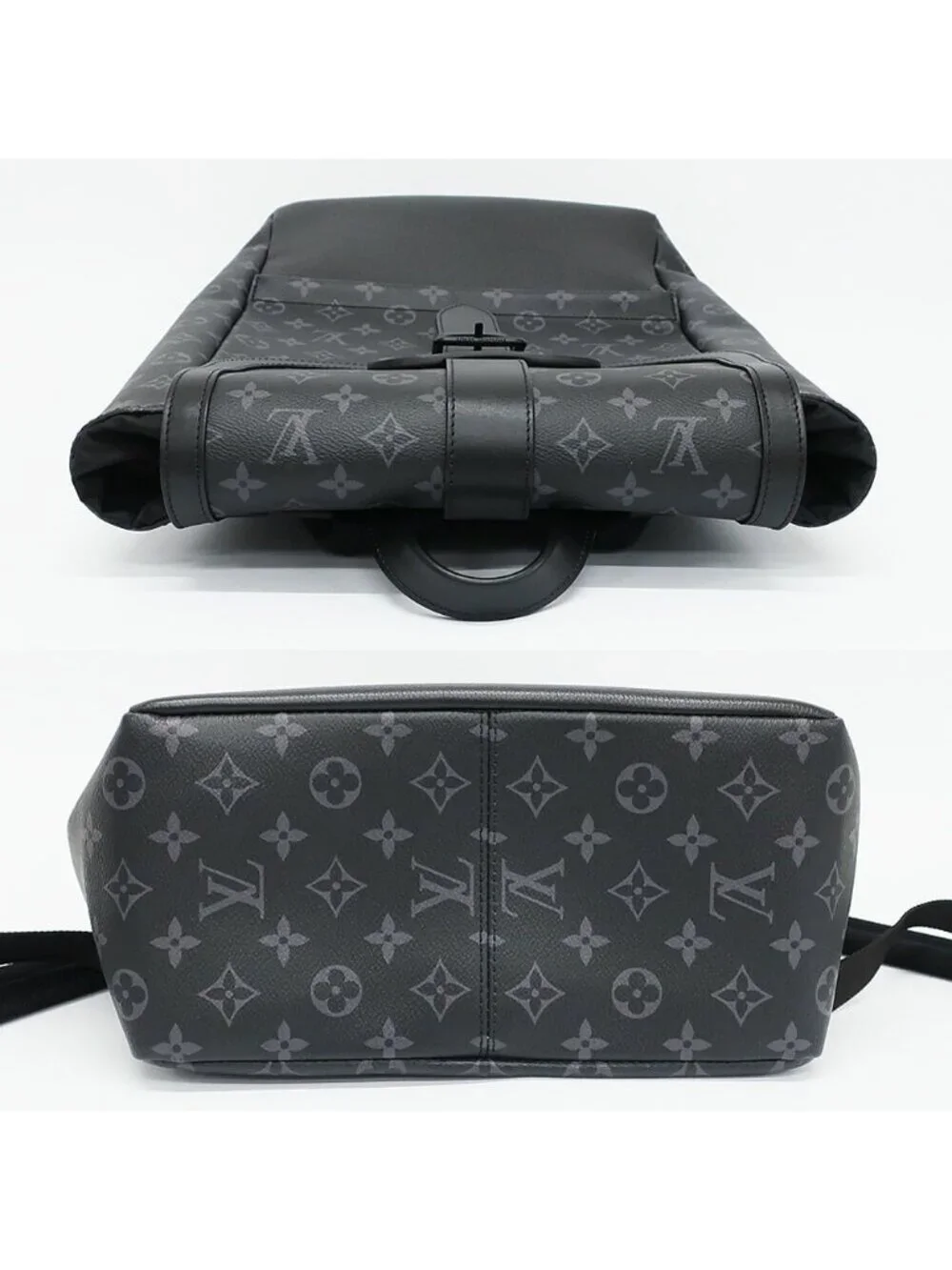 Louis Vuitton Ten Saumur Backpack Monogram Eclipse Black